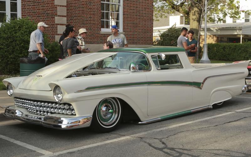 Vintage car buffs take to streets of Whiting to show off their rides