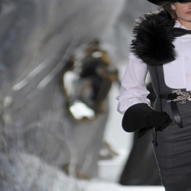 Milan Winter Look Couture Contemporary Elegance Fashion And