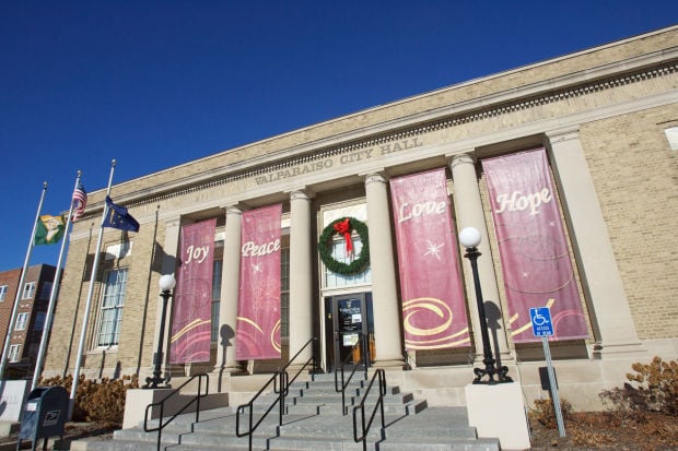 Valparaiso city hall stock