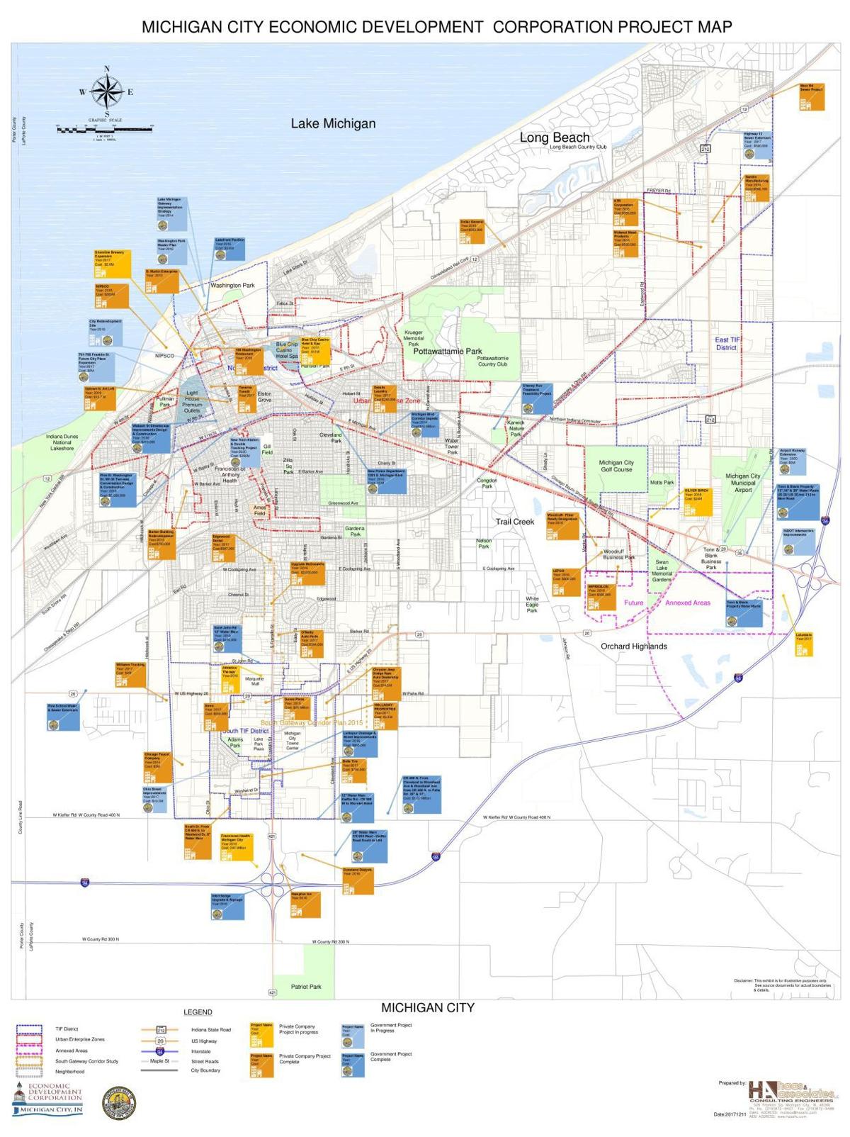 Michigan City Indiana Map DOUG ROSS: Investments are putting Michigan City on the map | Doug 