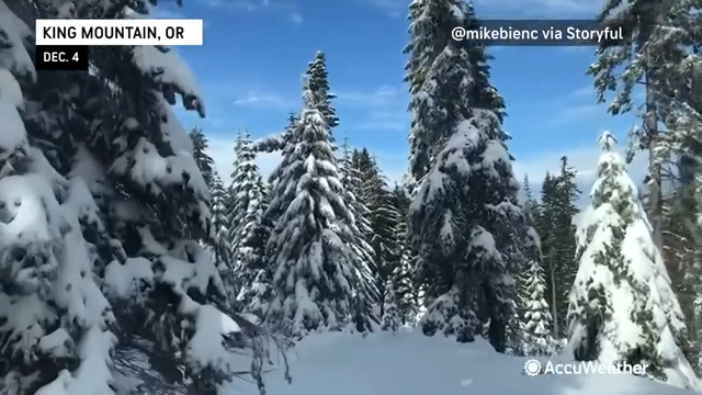 Days of snow transform the western U.S. into a winter wonderland