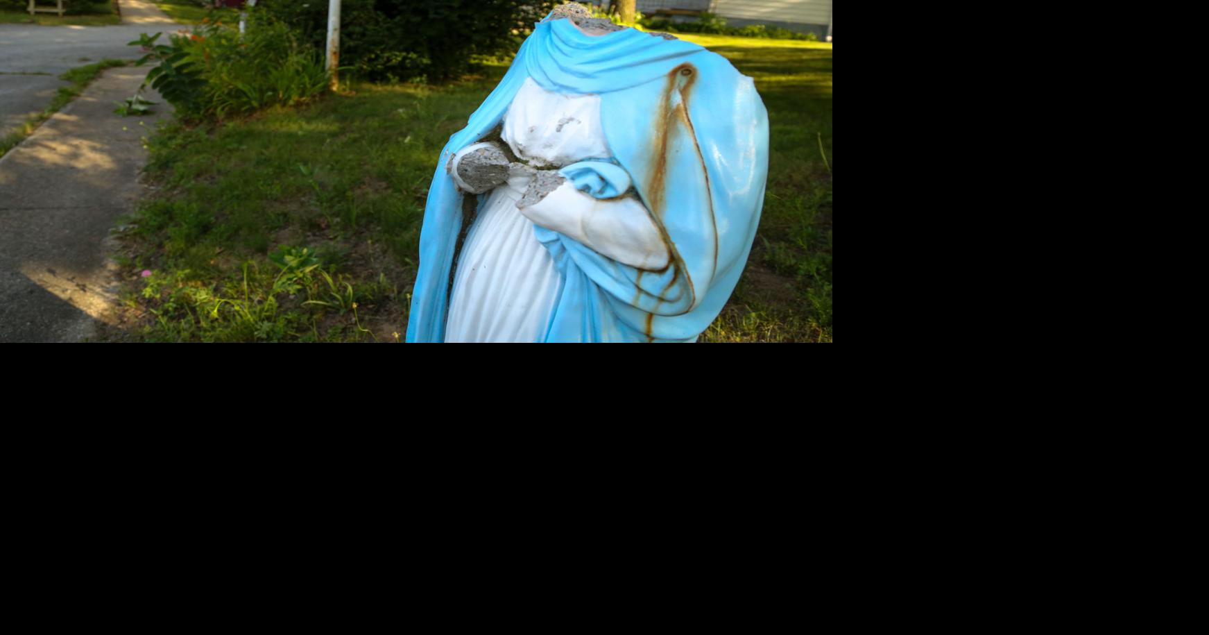 Virgin Mary statue vandalized, church leaders say