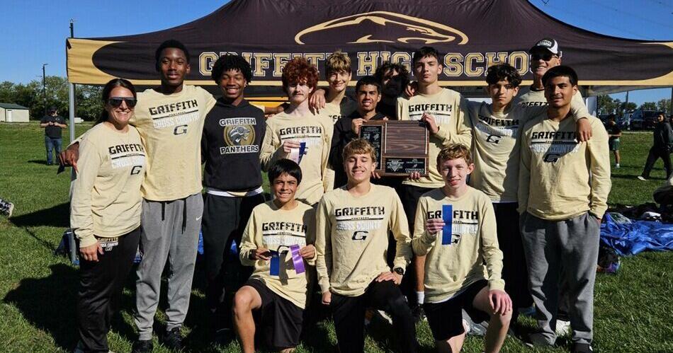 BOYS CROSS COUNTRY Griffith boys cross country overcomes obstacles to win first conference title since 1985