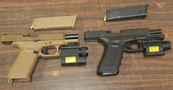 Trooper recovered two handguns 1 hour after they were reported stolen to Gary police
