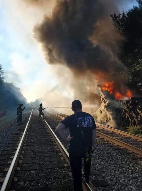 railroad fire