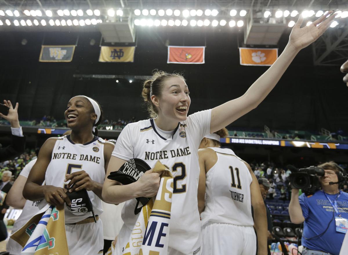 No 4 Irish Women Beat No 3 Louisville To Win Acc Tourney Notre