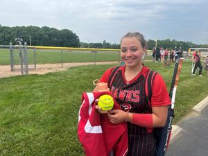 Macey Siminski, Hebron come alive late for semistate semifinal win