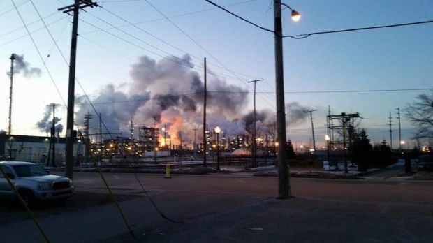 Flare-up roars at BP Whiting Refinery