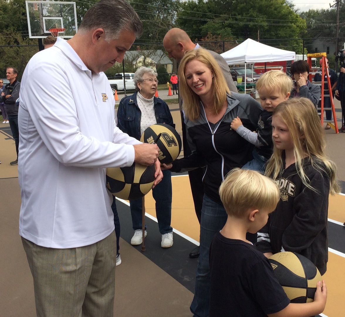 Ground broken, ribbons cut on courts, field at Valpo's Tower Park