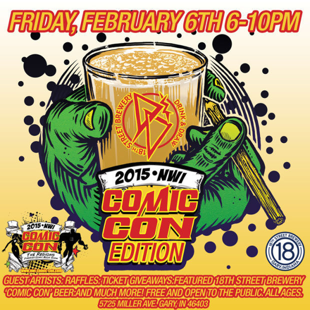 18th Street Brewery to roll out special NWI ComicCon craft beer Friday