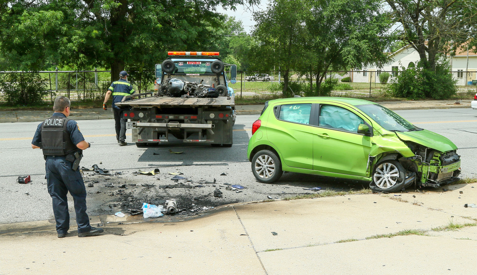 Fiery Motorcycle Crash Claim's Man's Life, Fire Chief Says | Latest ...