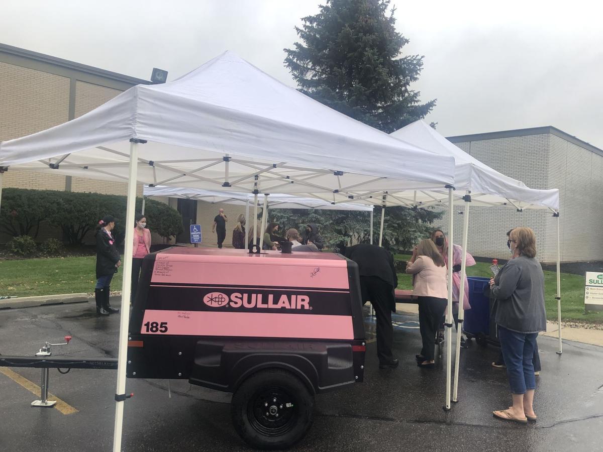 Sullair donating one-of-a-kind pink portable air compressor for Breast Cancer Awareness Month