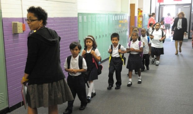 Hallways come alive again at Wilson Elementary