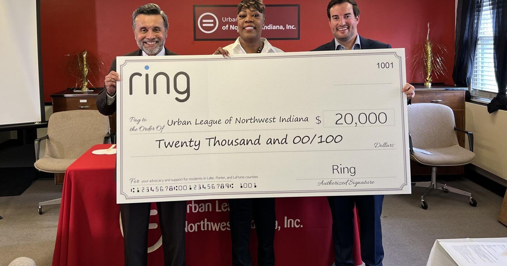 WATCH NOW: Ring donates 1,000 doorbells to Urban League of Northwest Indiana to be distributed across Region - Vimarsana News