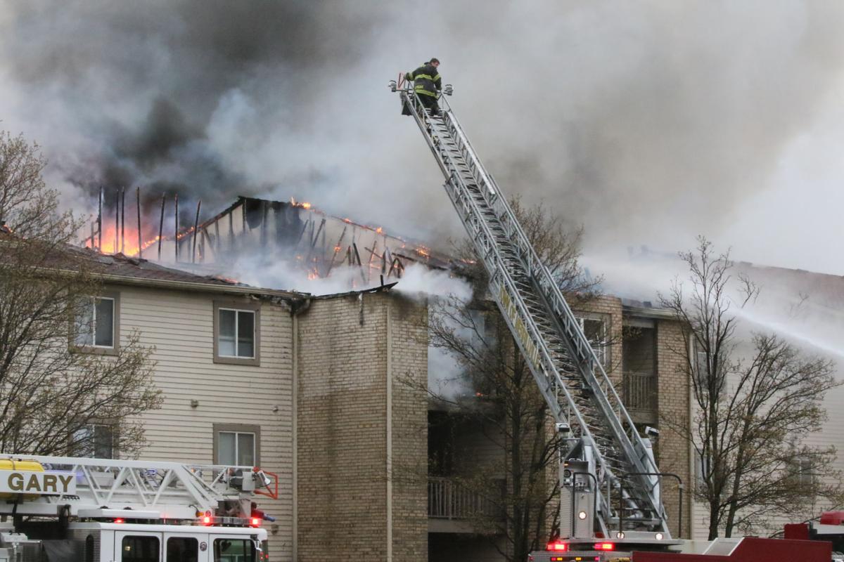 Displaced residents frustrated after fire at Merrillville complex