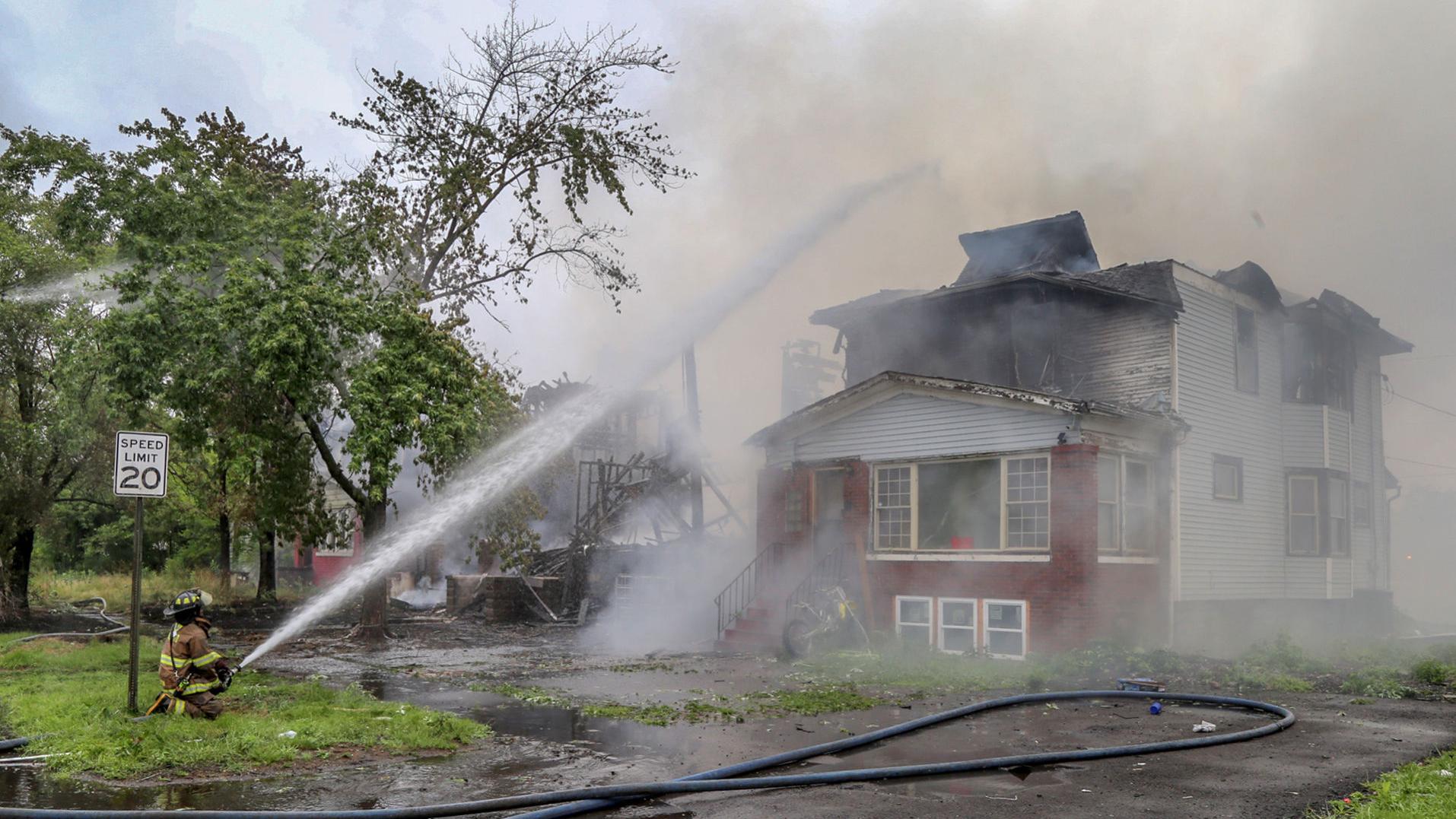 WATCH NOW: 4 neighboring homes severely damaged in fire, State Fire Marshal called to investigate - Vimarsana News