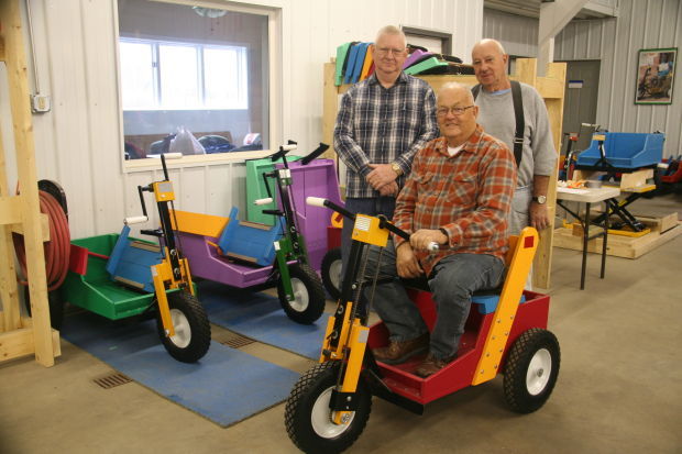 Nonprofit builds hand-powered carts for those without use of legs