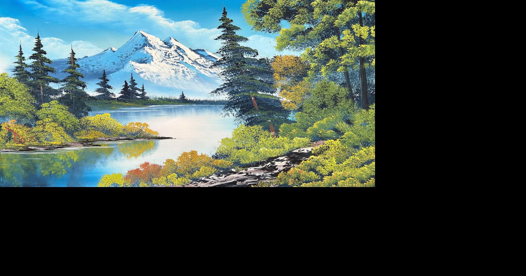 Cash-strapped Indiana PBS station auctioning off rare Bob Ross painting