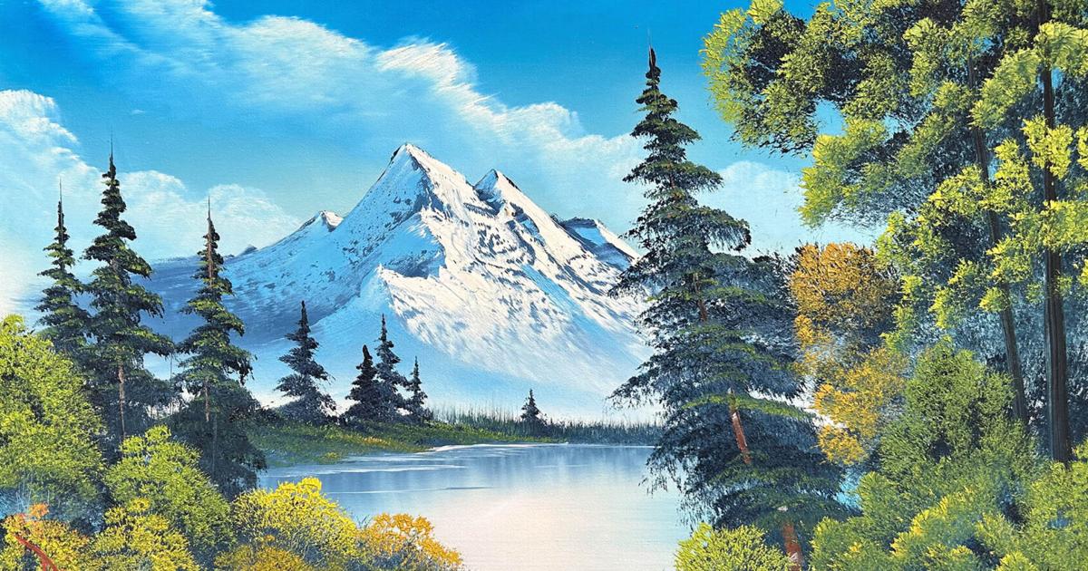 Cash-strapped Indiana PBS station auctioning off rare Bob Ross painting