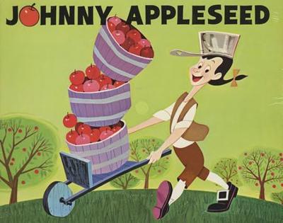 Johnny Appleseed as Depicted in the 1948 Walt Disney Pictures Animated Film "The Legend of Johnny Appleseed"