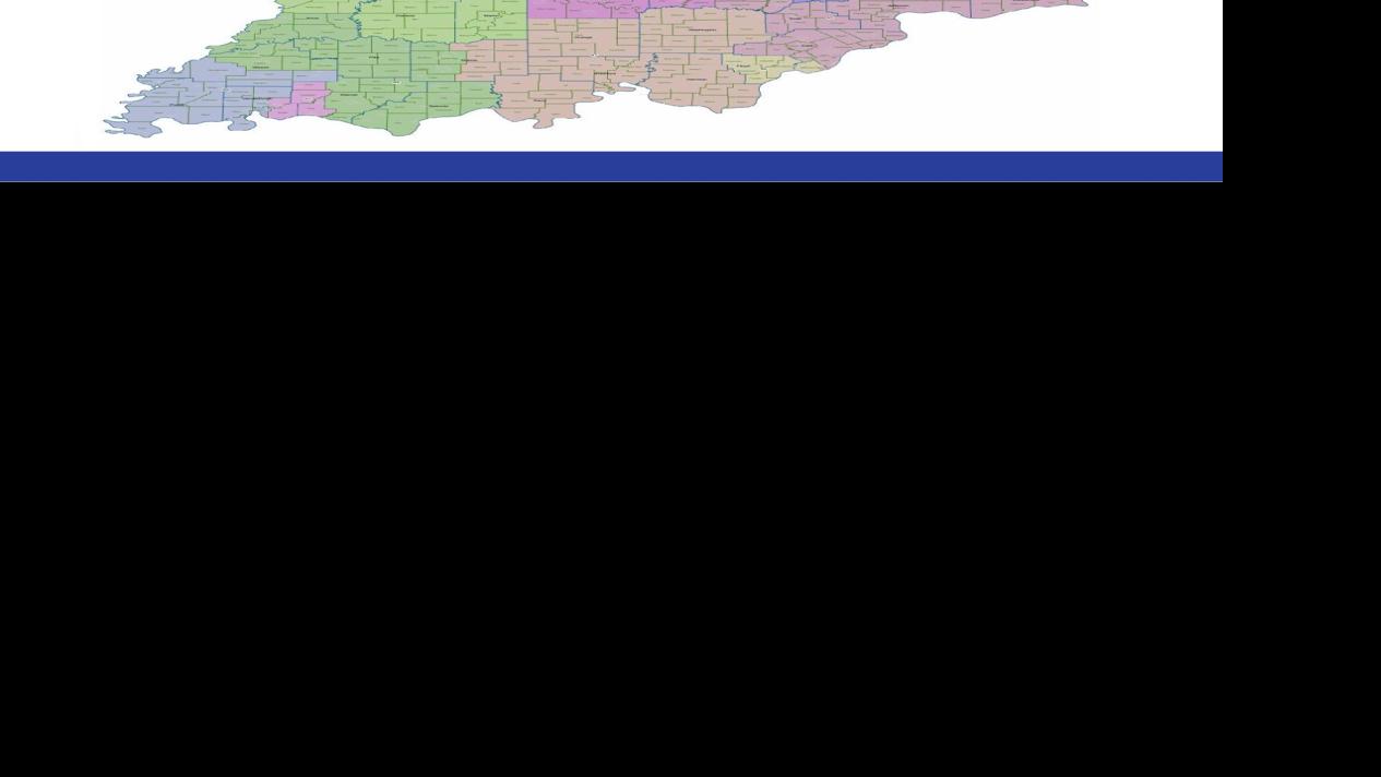 Map of Indiana Senate districts