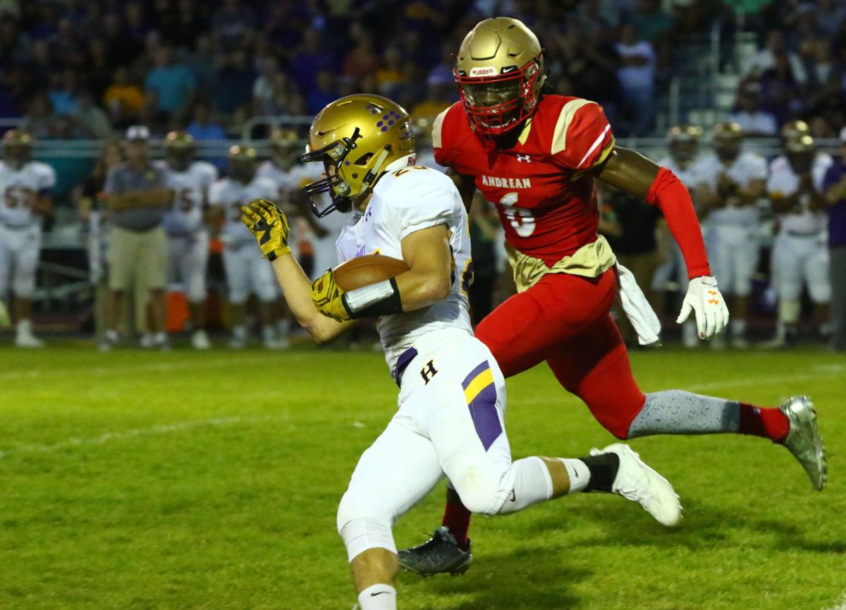 Hobart at Andrean football