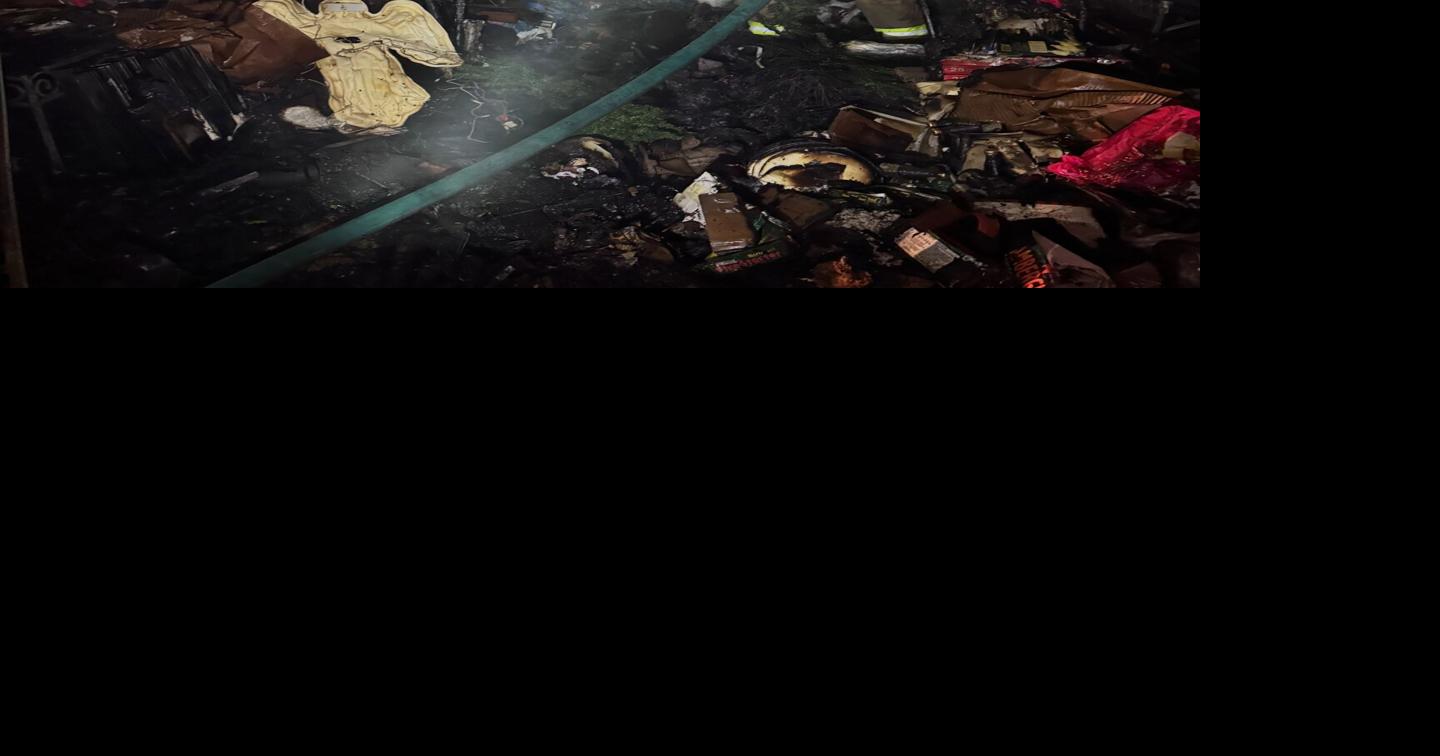 Hobart Fire Department puts out garage fire overnight near downtown
