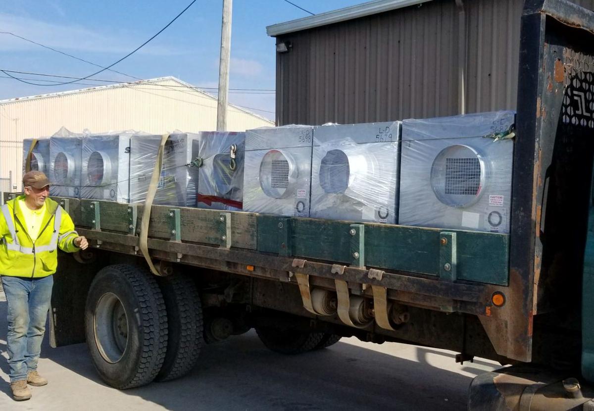 Larson-Danielson Construction Company donates air filters, masks to health care workers