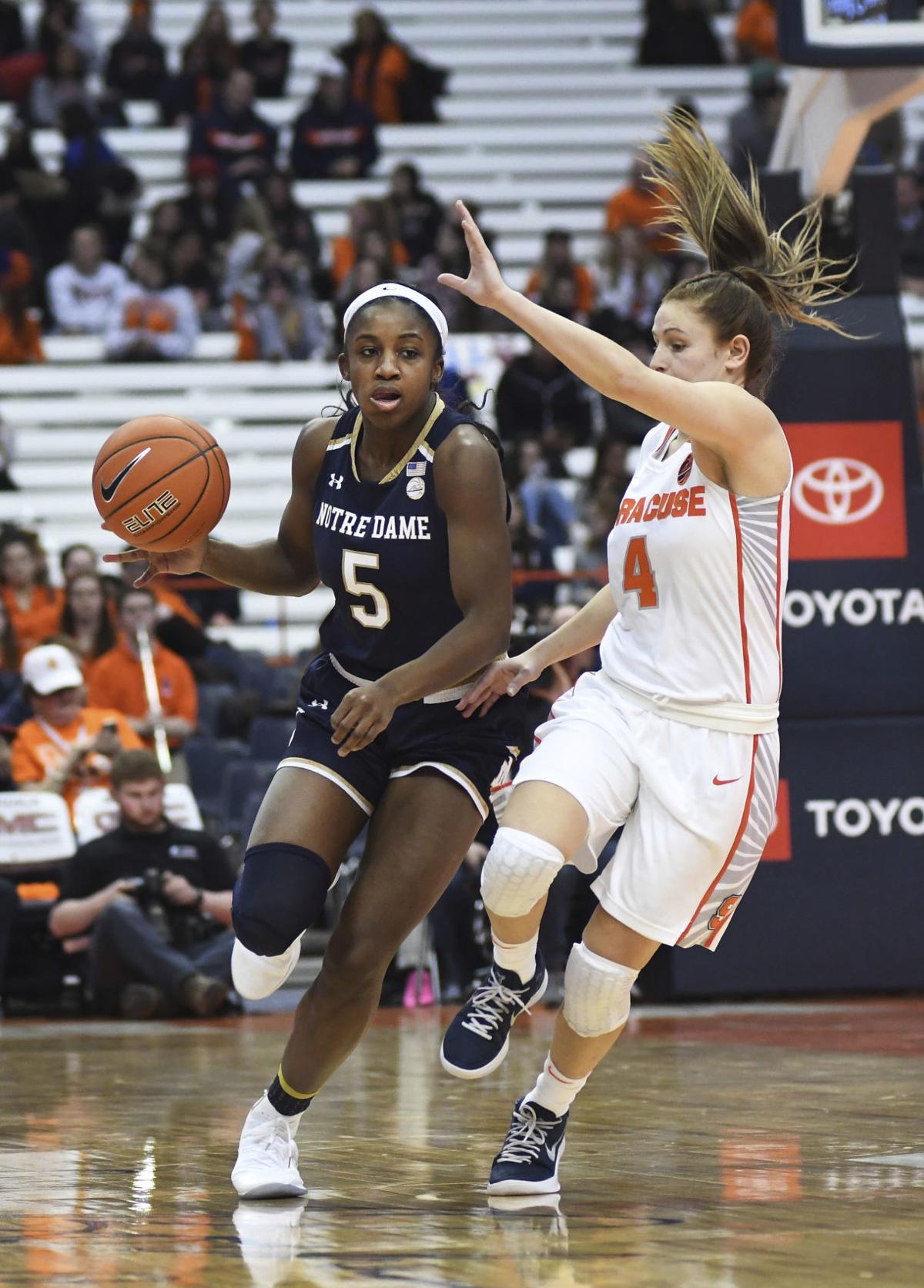 No 4 Notre Dame Beats No 17 Syracuse 98 68 Notre Dame Fighting