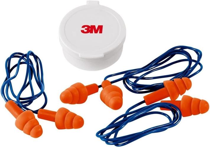 3M Corded Reusable Earplugs