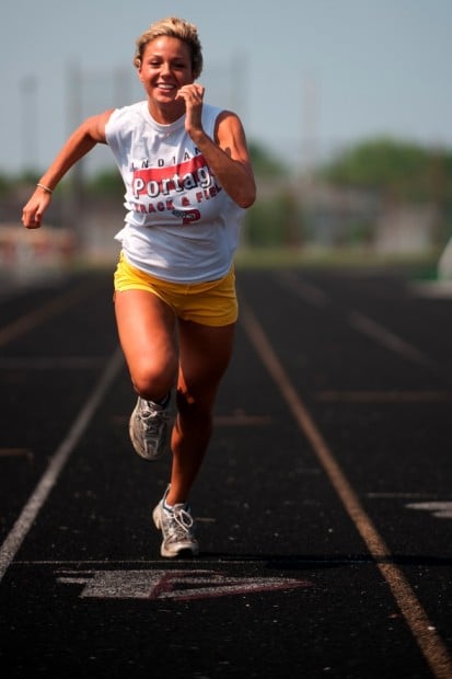 Portage junior Kristy Evans qualifies for four events at Chesterton ...