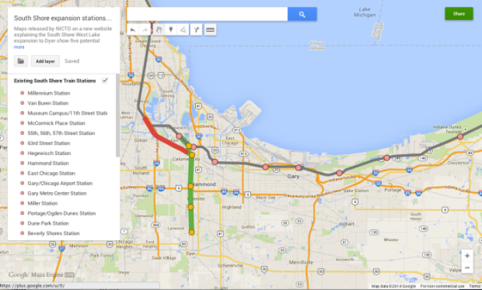 Map: South Shore expansion stations/options  Digital Exclusives 