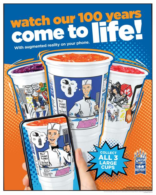 White Castle debuts augmented reality cups to celebrate 100th anniversary