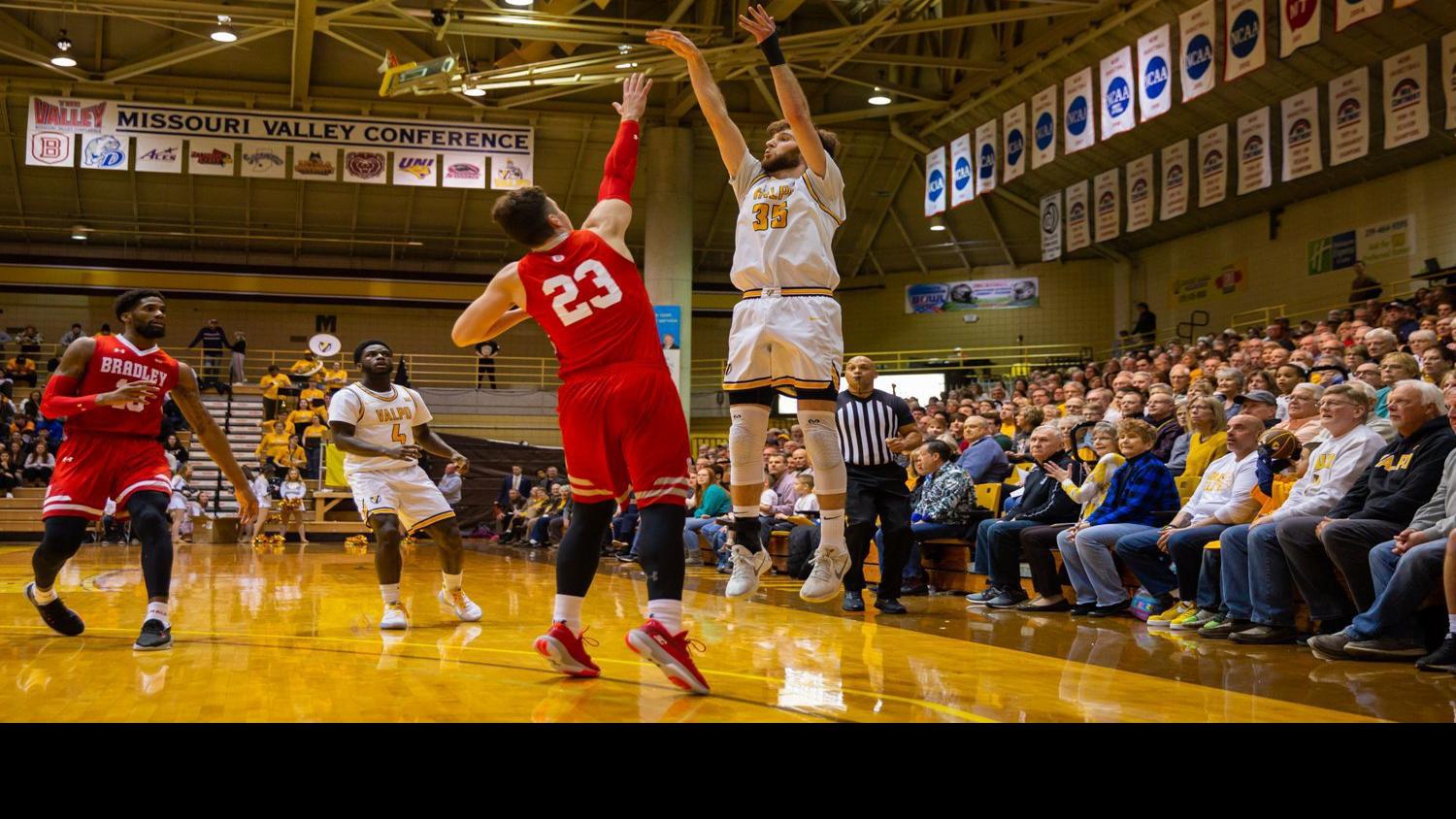 Valparaiso S 3 Point Game Downs Bradley College Basketball