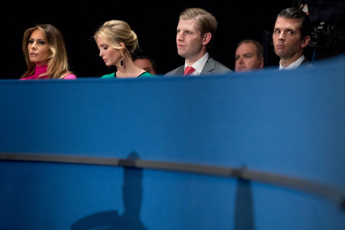 Melania Trump, Ivanka Trump, Eric Trump, Donald Trump