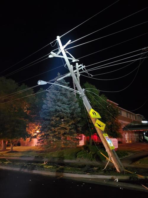 Pole struck
