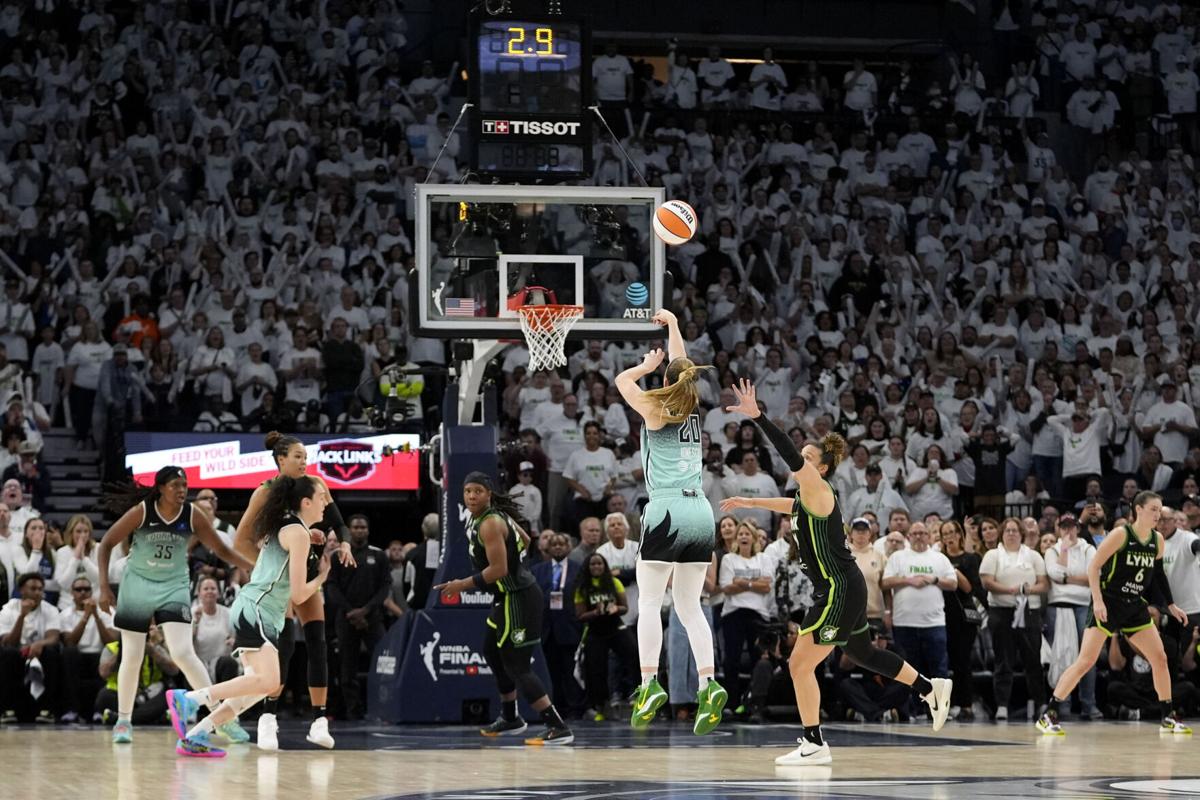 Ionescu's clutch 3point shot the latest iconic Finals moment