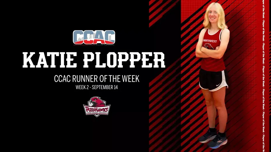 Plopper Named CCAC Women's Cross Country Runner of the Week