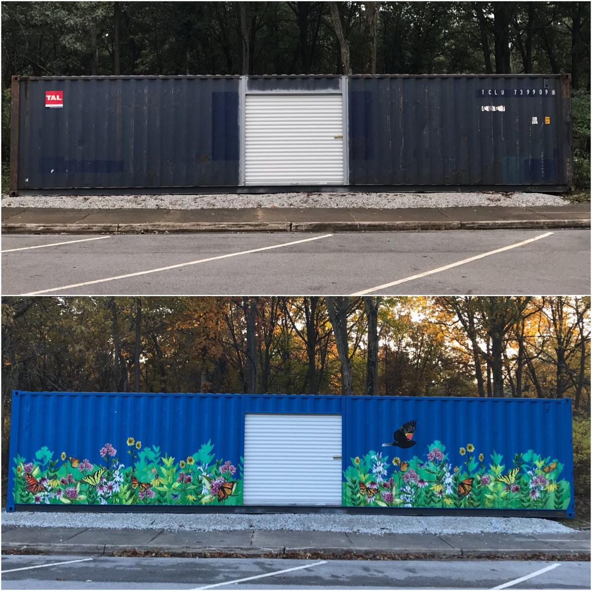 Mural at Miller Woods' Douglas Center celebrates 'Native Prairie'