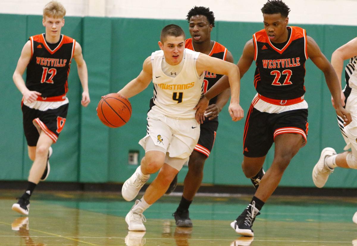 Boys basketball Class A sectional semifinal - Westville vs. Kouts