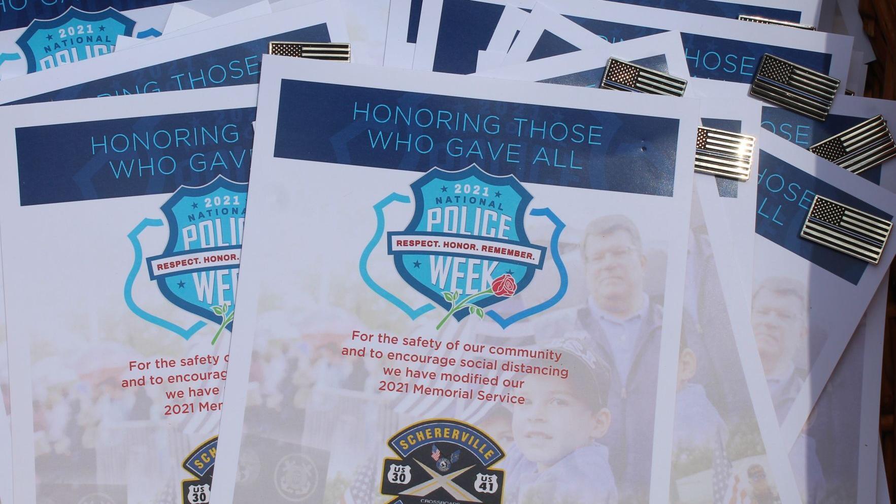 Schererville police, community gather in honor of fallen officers - Vimarsana News