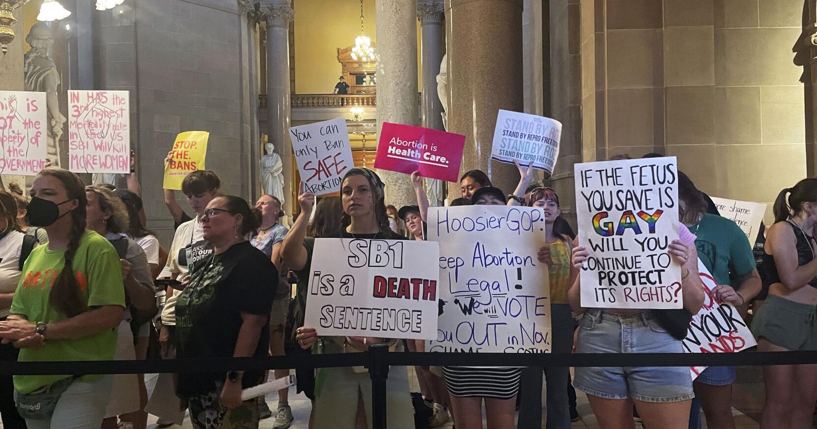 Indiana's near-total abortion ban drops terminations by 98% - Vimarsana News