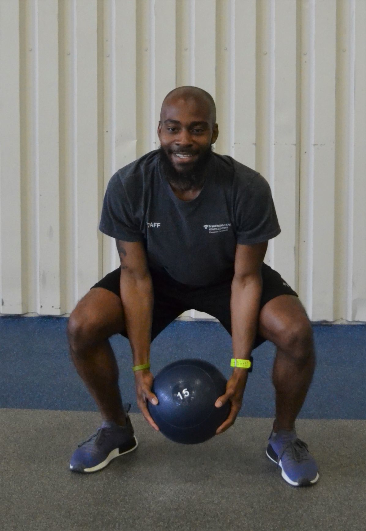 THIS WEEK'S EXERCISE Medicine ball wood chop Fitness