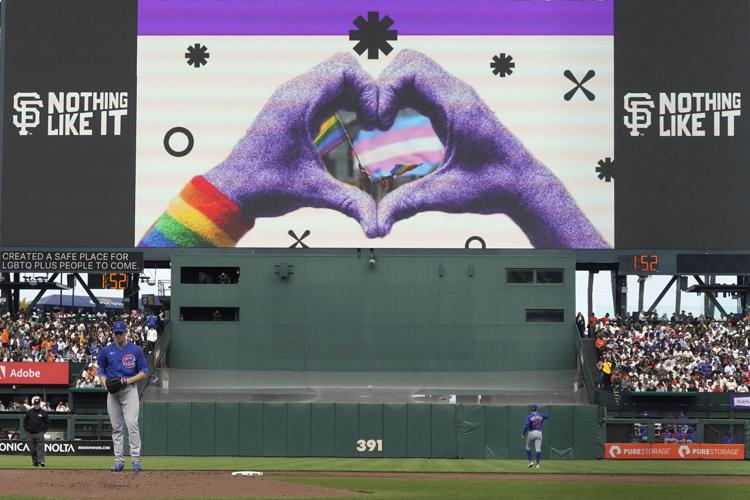 San Francisco Giants celebrate Pride Month with Pride colors on uniforms,  hats
