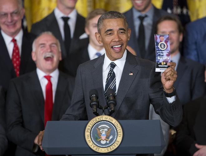 Barack Obama, Joel Quenneville,