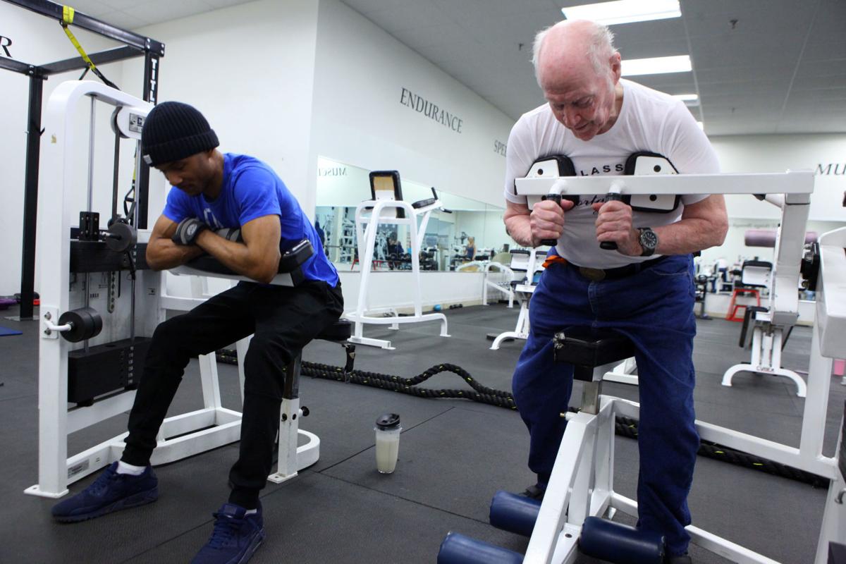 Uplifting story 90yearold Portage man hits the gym almost every day
