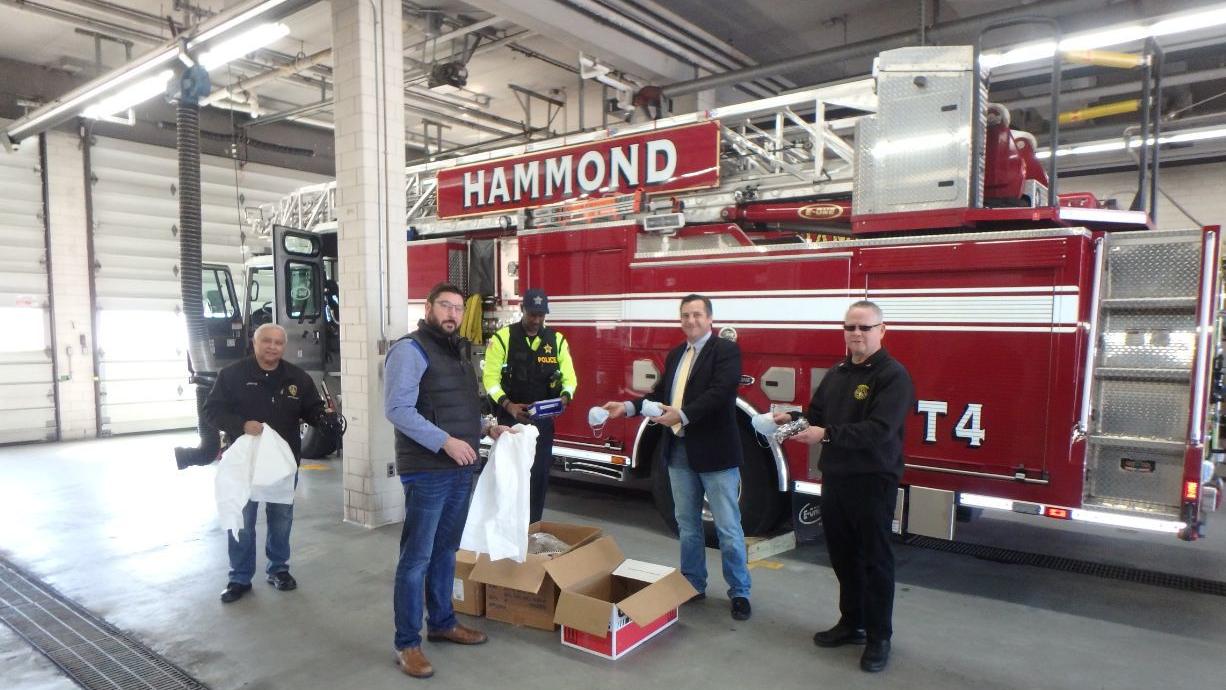 Trade Unions Donate Personal Protective Equipment To Fire Departments Northwest Indiana Business Headlines Nwitimes Com