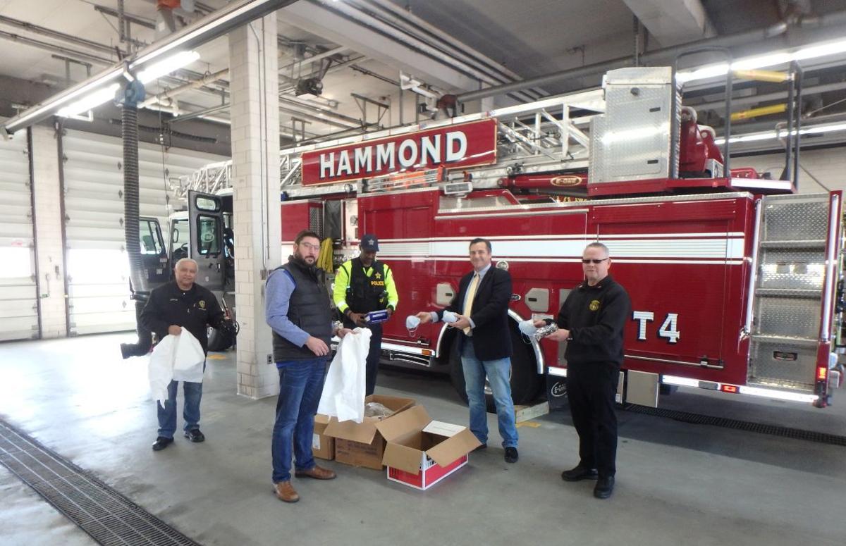 Trade unions donate personal protective equipment to fire departments