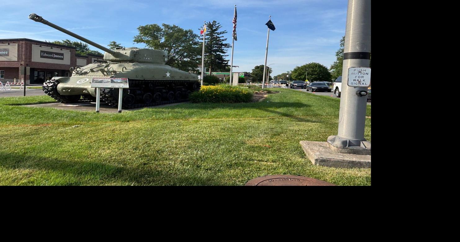 Crown Point's M4 Sherman tank undergoes beautification project