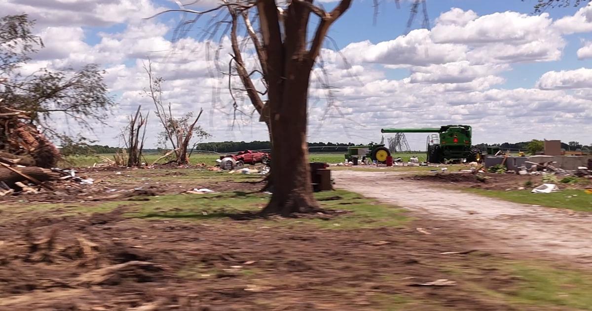 Post-storm aerial views reveal damage across Kouts